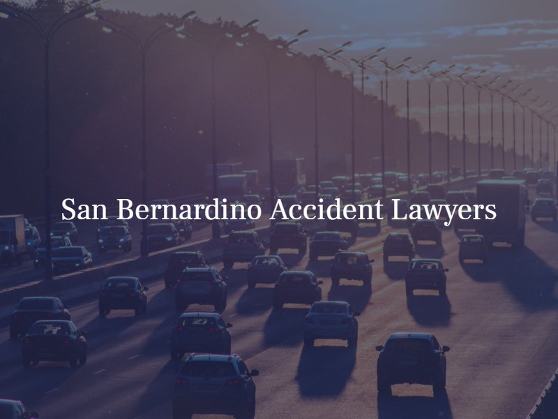San bernardino car accident attorney