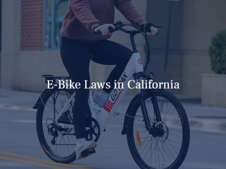 EBike Laws in California