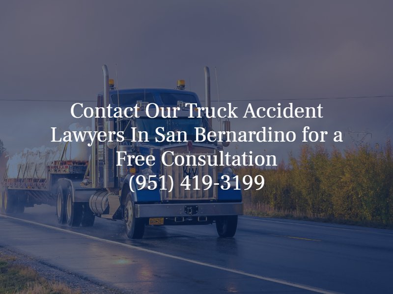 truck accident lawyers in san bernardino