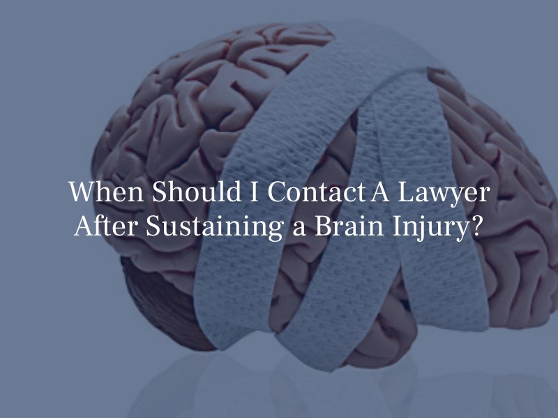 When Should I Contact A Lawyer After Sustaining a Brain Injury?
