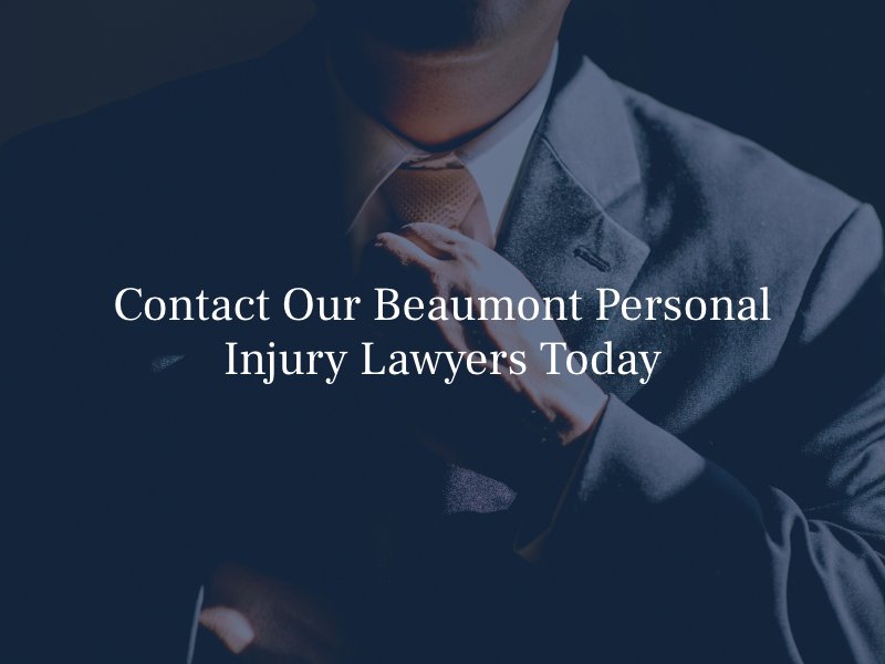 Contact Our Beaumont Personal Injury Lawyers Today