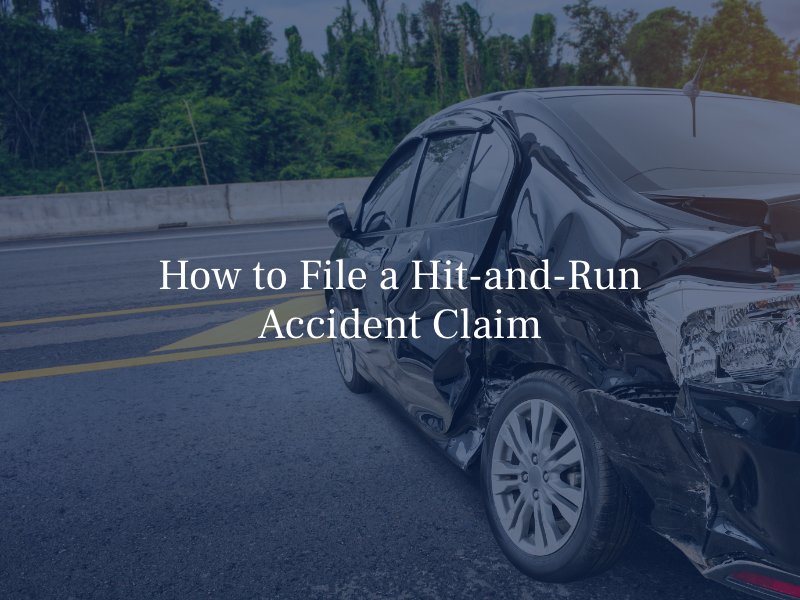 how to file a hit and run accident claim