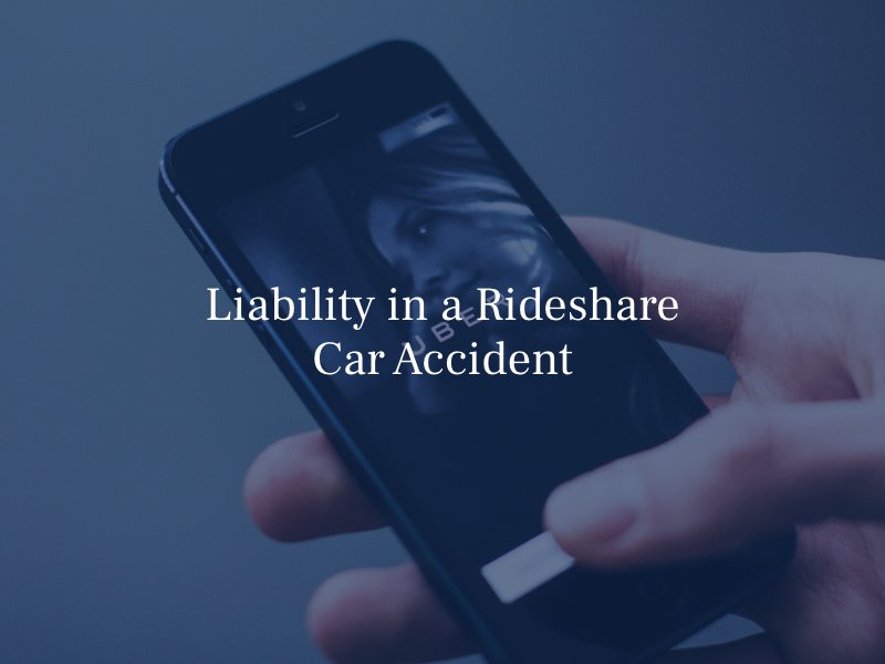 liability in a rideshare car accident
